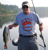 James on Shearon Harris Reservoir